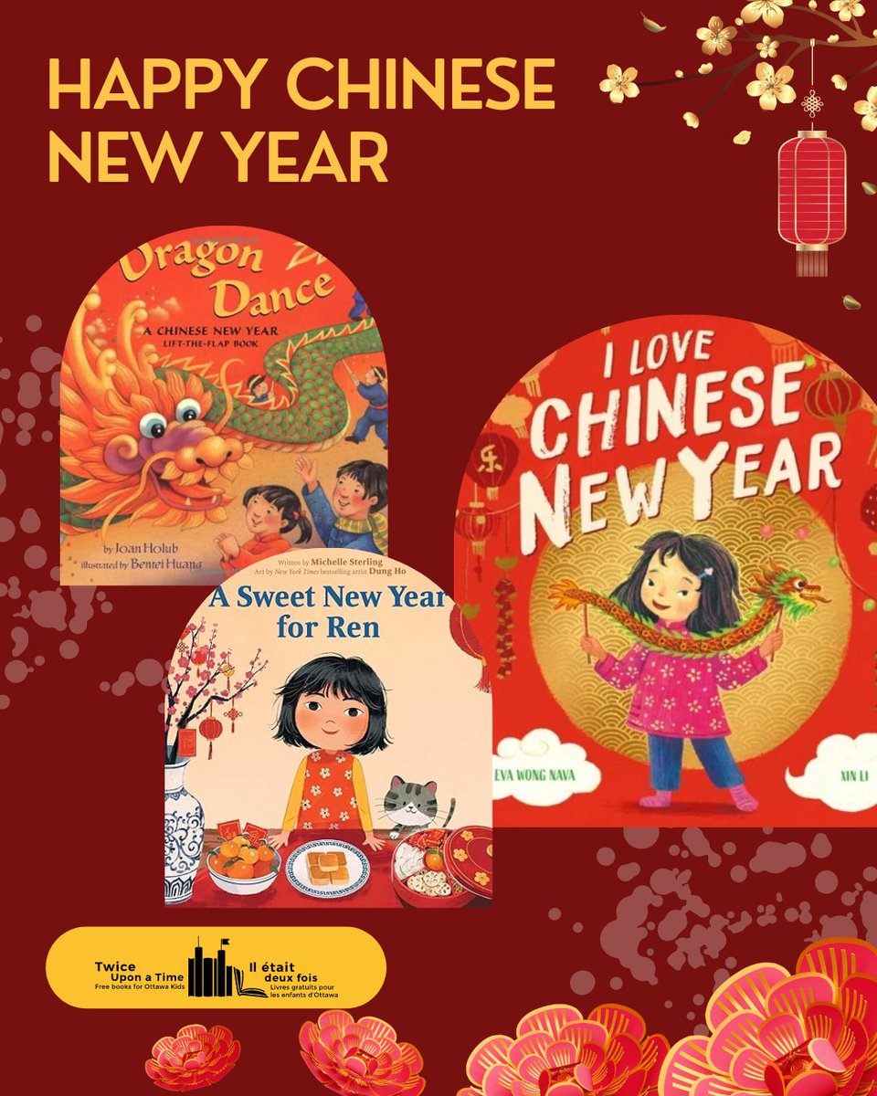 At Twice Upon a Time, we are proud to serve the multicultural city that is Ottawa.

Help us recognize one of the most renowned holidays around the world, Chinese New Year!

Want to learn more? Check out these children’s books!

#ChineseNewYear #Ottawa