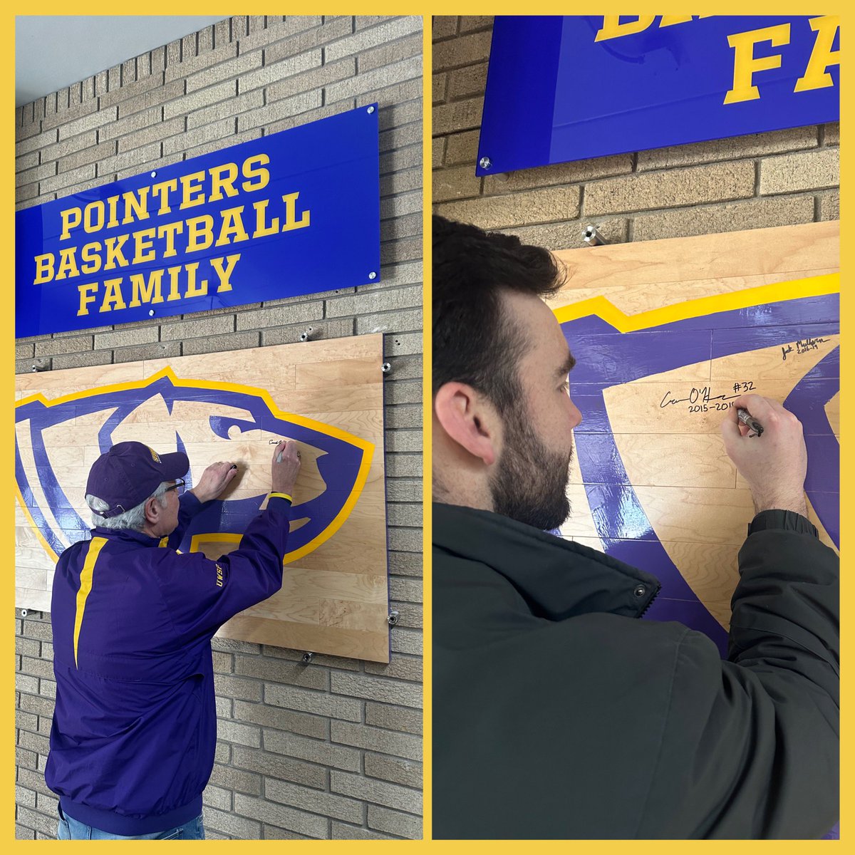 Awesome day ahead. Our 1st alum <a href="/CanonOHeron/">Canon O'Heron</a> has signed ‘The Board’. 70+ former players, coaches &amp; managers coming back for Alumni Day. The passion is alive and well.