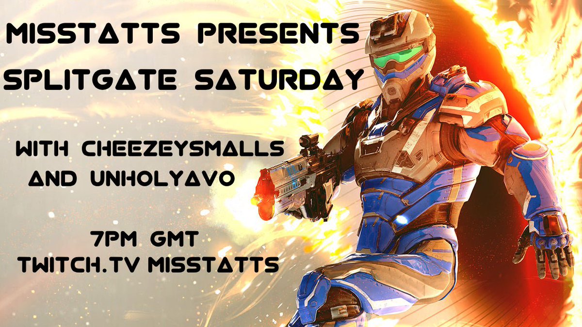 MissTattsTTV's tweet photo. Tonight I shall be playing Splitgate with the amazing @cheezeysmallz & unholyavo 7pm GMT. Be sure to come hang out with us & enjoy the fun! @Fabled_Clan @Splitgate #twitch #twitchstreamer #varietystreamer #fpsstreamer #smallstreamer #forfabled https://t.co/z05YDJB4jZ