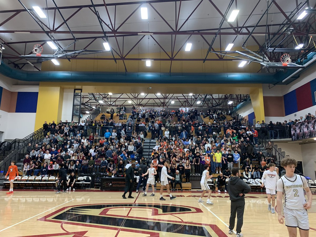 Big game last night! 

<a href="/SRHS_Basketball/">Skyhawk Basketball</a> knocked off <a href="/BeavertonHigh/">Beaverton Beavers</a>! 

Great crowd!!