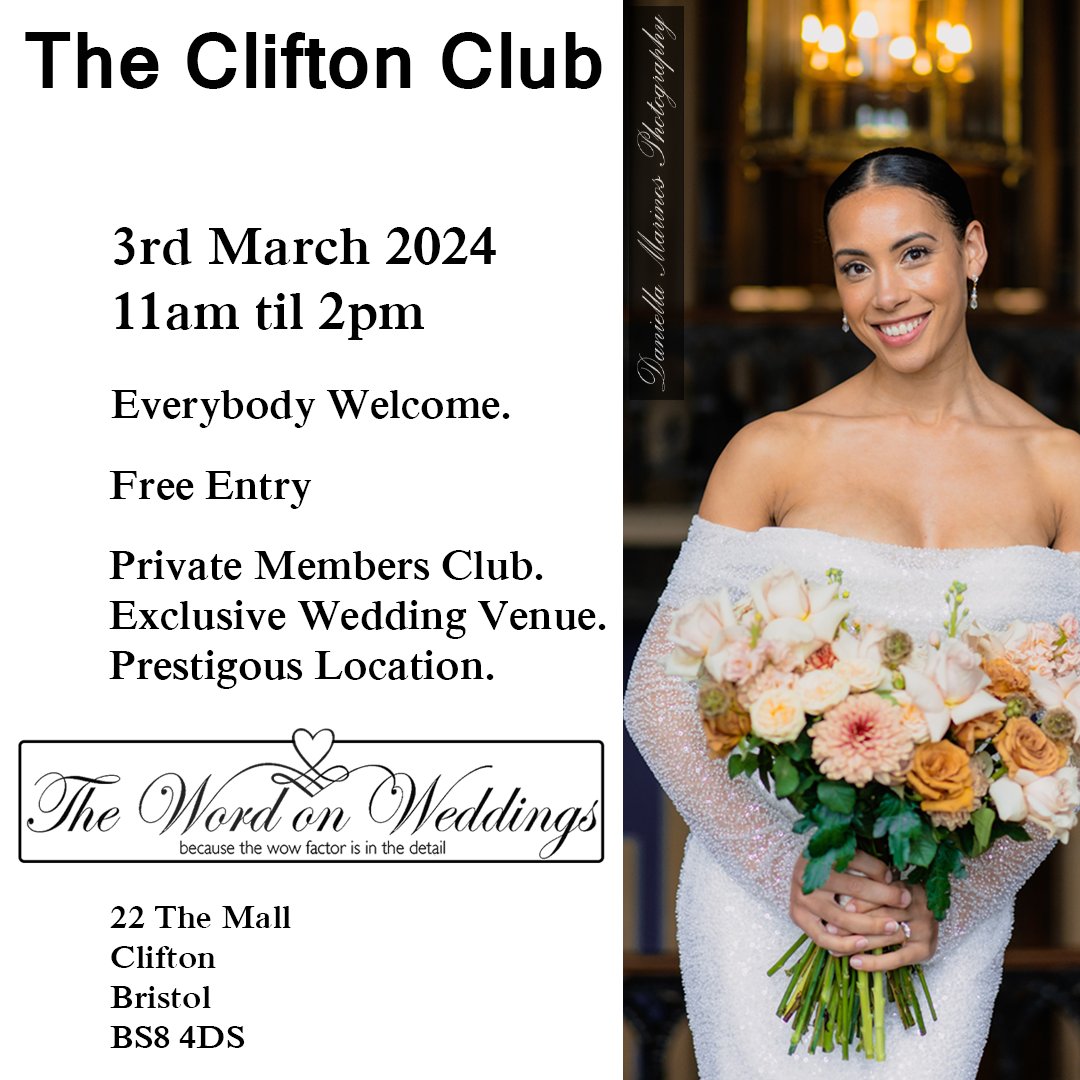 BristolWeddingFairs (@weddingfairsbri) on Twitter photo This venue is simply stunning and you don't need to be a member to hold your wedding at <a href="/CliftonClub/">The Clifton Club</a>
#weddingplanners #weddingplanning This venue is simply stunning and you don't need to be a member to hold your wedding at <a href="/CliftonClub/">The Clifton Club</a>
#weddingplanners #weddingplanning