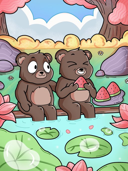 CubhubX's tweet photo. Our art contest is coming to a close thoon. 
Beras have you seen the #CUBEM Art contest 

Lets take a look at some runner ups for the Honeycomb
Our community knows how to cook it up!! 🧸🥽 https://t.co/32MFvjn1J7