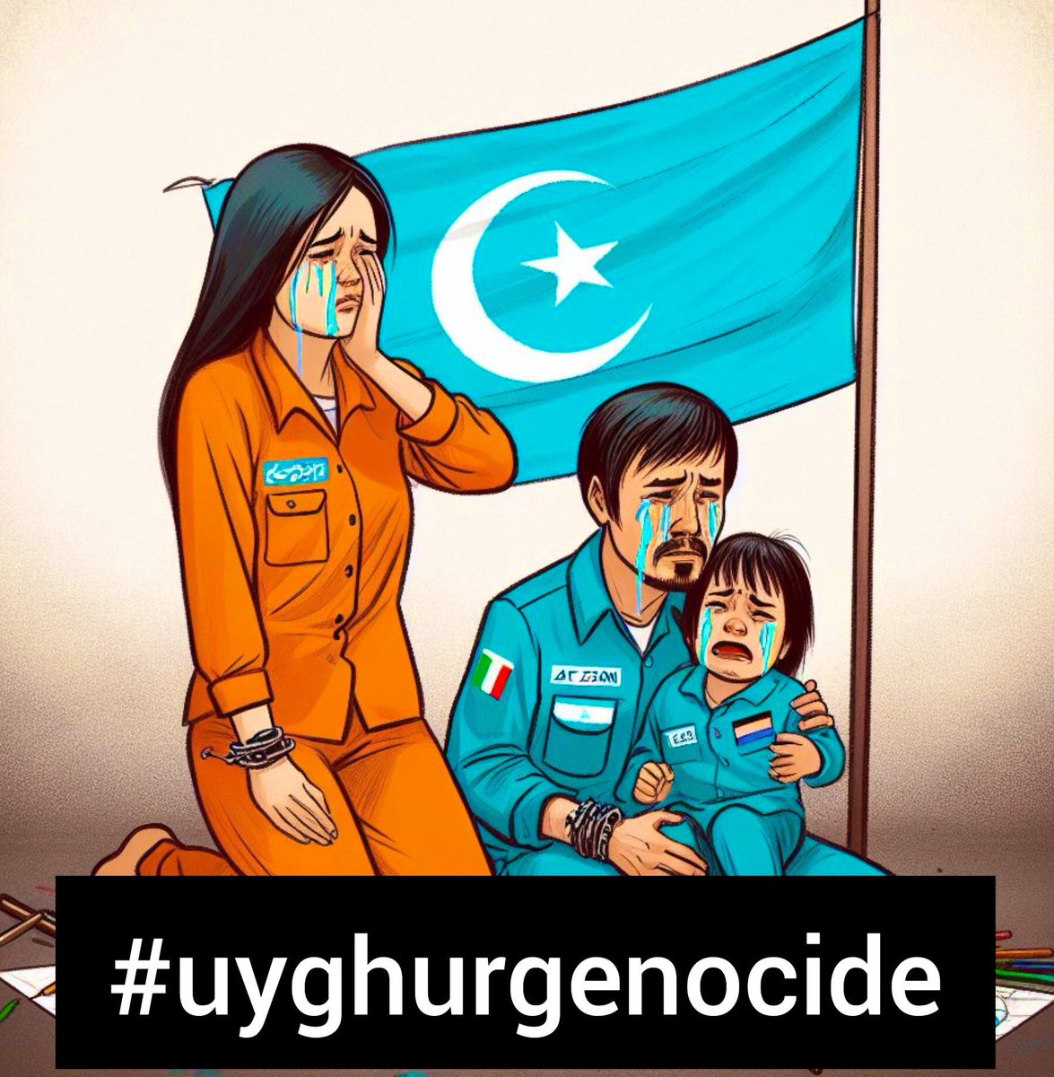 Bir diğer kanayan yaramız, uygur kardeşlerimizin sesi olalım. #uyghurgenocide