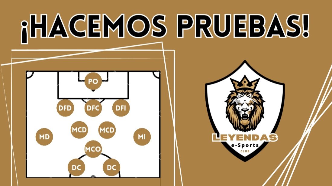 📢 PRUEBAS PRÓXIMA TEMPORADA 

¿Quieres formar parte de nuestro proyecto?

⚽ Jugaremos PLG | VFO | VPG

⭕ Requisitos
• D a J de 22:00h a 00:00h
• Seriedad y compromiso
• Micro activo

Patrocinado por <a href="/FinanceAsesores/">Finance Asesores</a>

#UneteALaManada 🦁