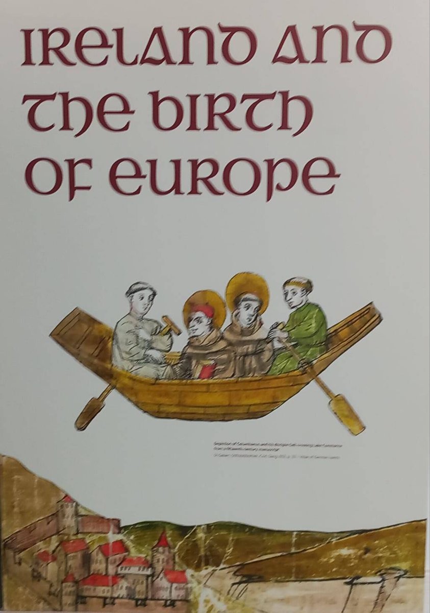 KarenDouglas_NI's tweet photo. Enjoyed viewing 'Ireland and the Birth of Europe' exhibition at Bangor Carnegie Library. A great history of Columbanus, Gall etc. in English and Irish. Why not get along to learn about our local #ChristianHeritage #Columbanus #Gall #Beannchor #LightoftheWorld #Ireland #gaeilge🕊️ https://t.co/hDi0cLaMct