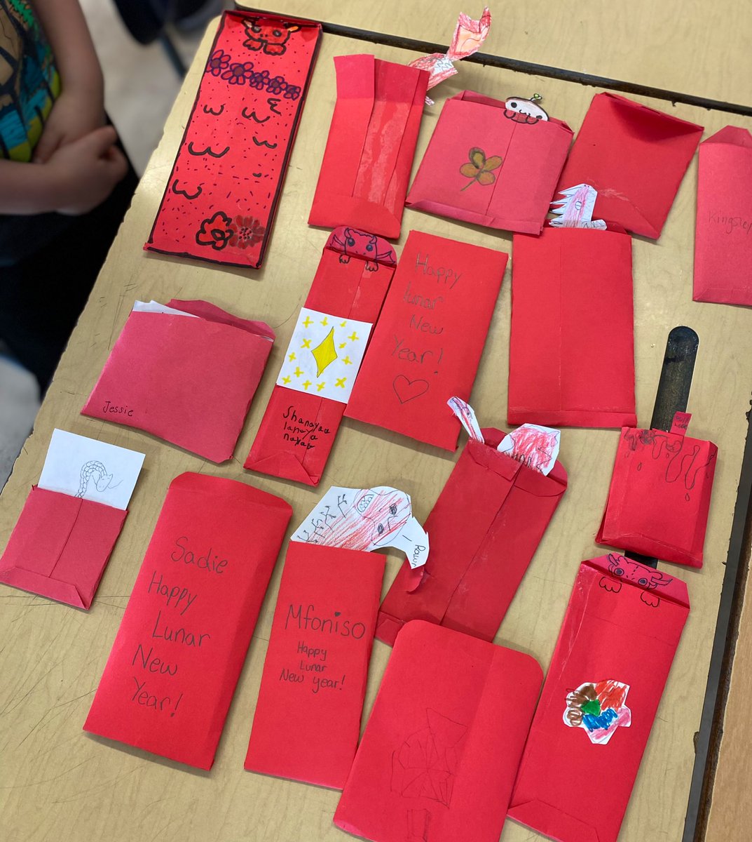 Happy Lunar New Year and Year of the Dragon from grade 5/6! Thanks to two students for planning and leading the celebration.