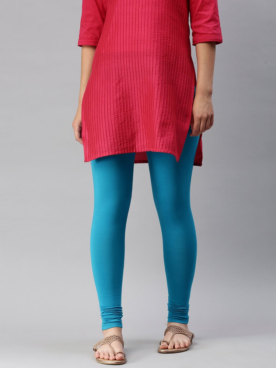 Over 100 Colours Ankle Length Cotton Lycra Legging at Rs 399 in Surat