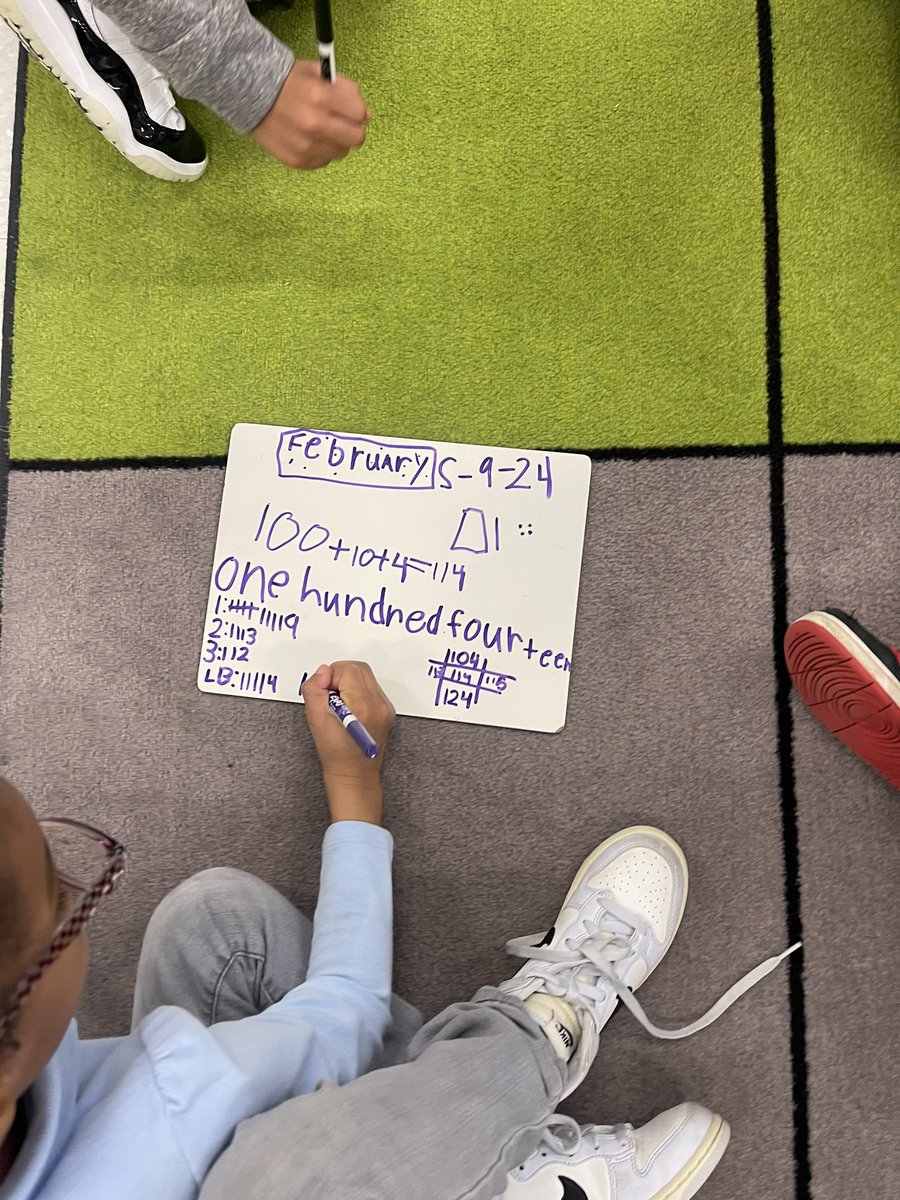 Our favorite way to start the day! All students participate during calendar time!