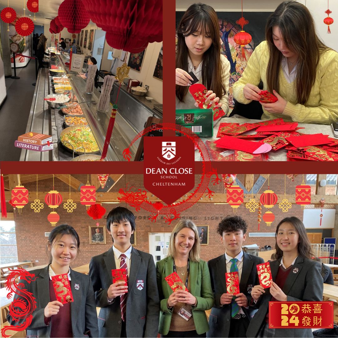 This week, we've been celebrating the Lunar New Year across Dean Close School. Wishing you all a Happy Lunar New Year! 🐉 2024 🐉 Year of the Dragon.

#DeanCloseInternational #DeanCloseBoarding #DeanCloseSenior #DeanCloseFun #DeanCloseLove #DistinctlyDeanClose