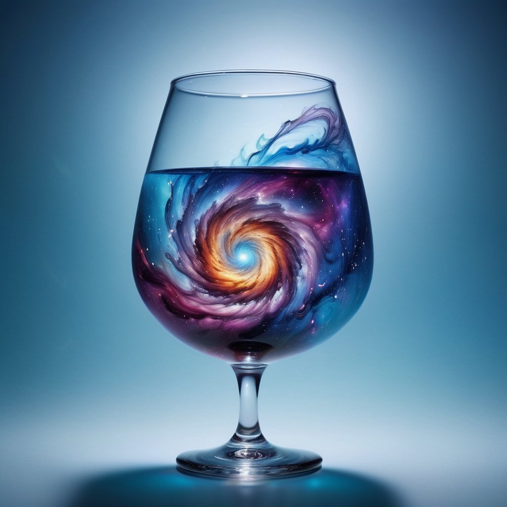 twittatore's tweet image. Ho trovato una nuova tecnica per fondere due immagini diverse con l'#AI. È un po' complessa ma vengono cose fighissime. Di seguito alcuni esempi di una galassia mischiata con altre immagini 1/2 #2night