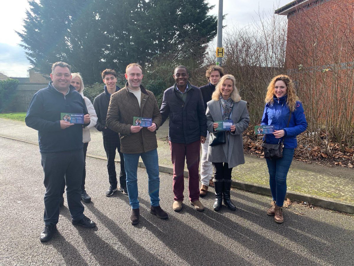 Great morning out supporting @BimAfolami in Shefford. Lots of good conversations about local and national priorities.