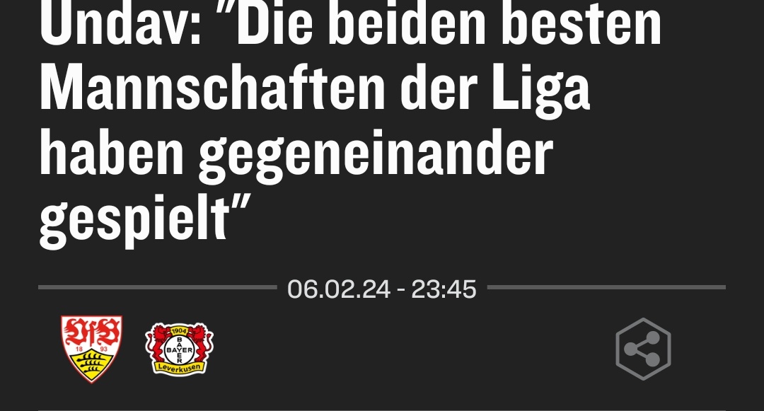 Die Aussage von Undav kommt angesichts #B04FCB nochmal giftiger
