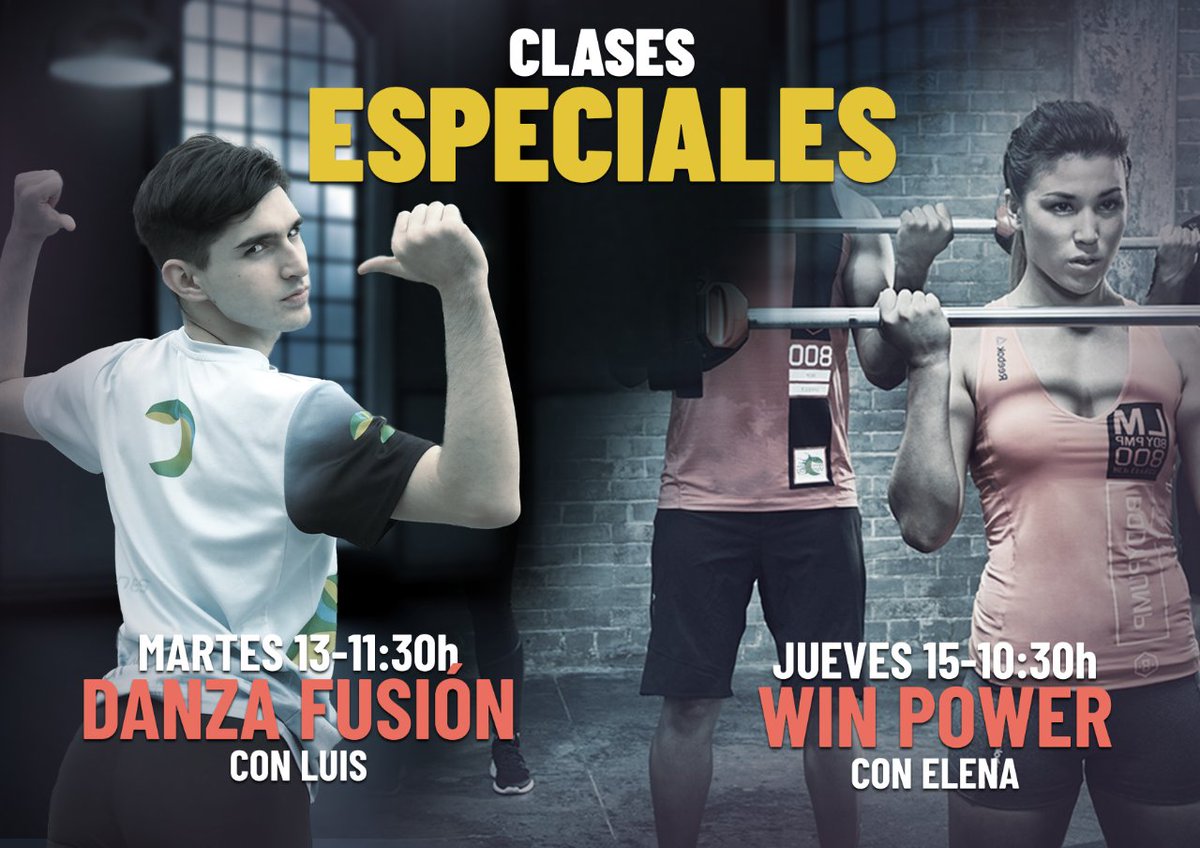 Hola a tod@s. Os dejamos horario de clases especiales programadas para la próxima semana. Disfrutad.