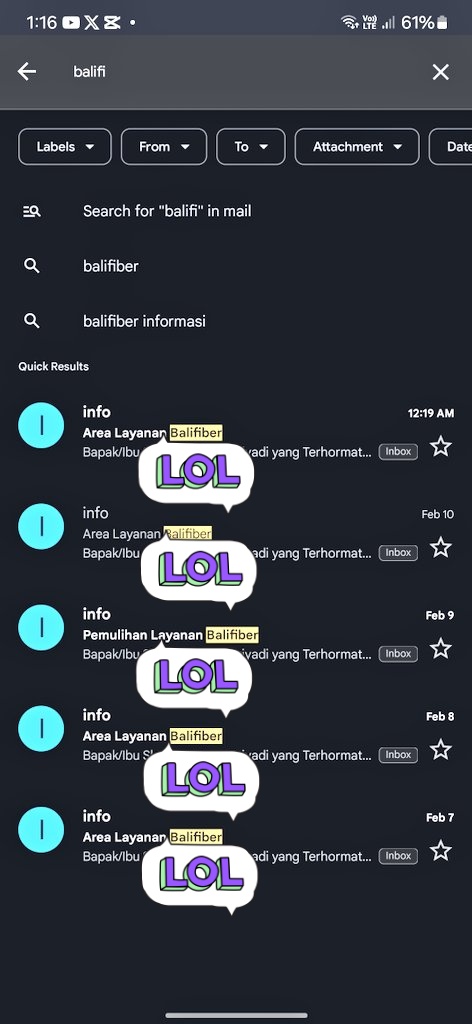 Ini <a href="/balifiberID/">BALIFIBER</a> niat ga ya bikin provider.. seminggu 7x gangguan kaya lagi minum antibiotik harus habis.. dah Fix pindah Provider lain... nagih nomor 1.. tp kendala jawabannya template