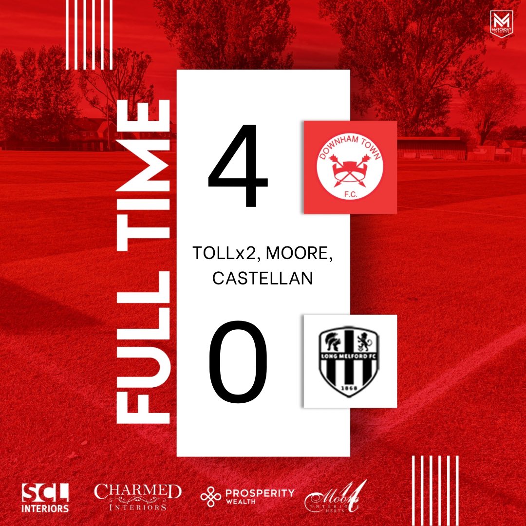 A comfortable win but not the performance that the scoreline suggests. However, job done after 3 first half goals killed the game off. Toll then added a fourth on the hour to complete the scoring.