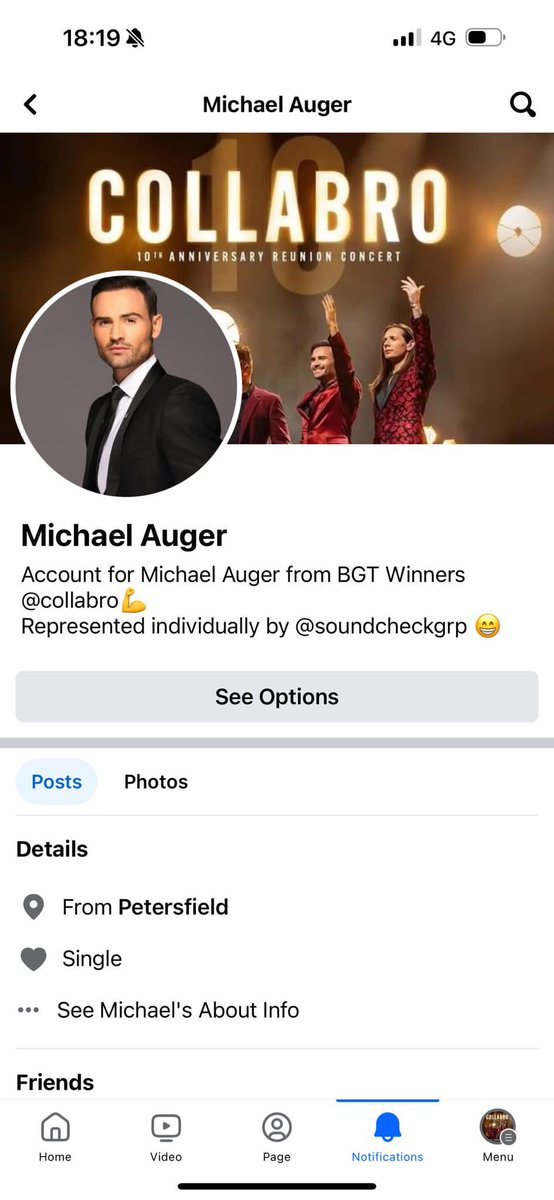 This is NOT me!!! Block this account here: facebook.com/michaelcollabr… 😡