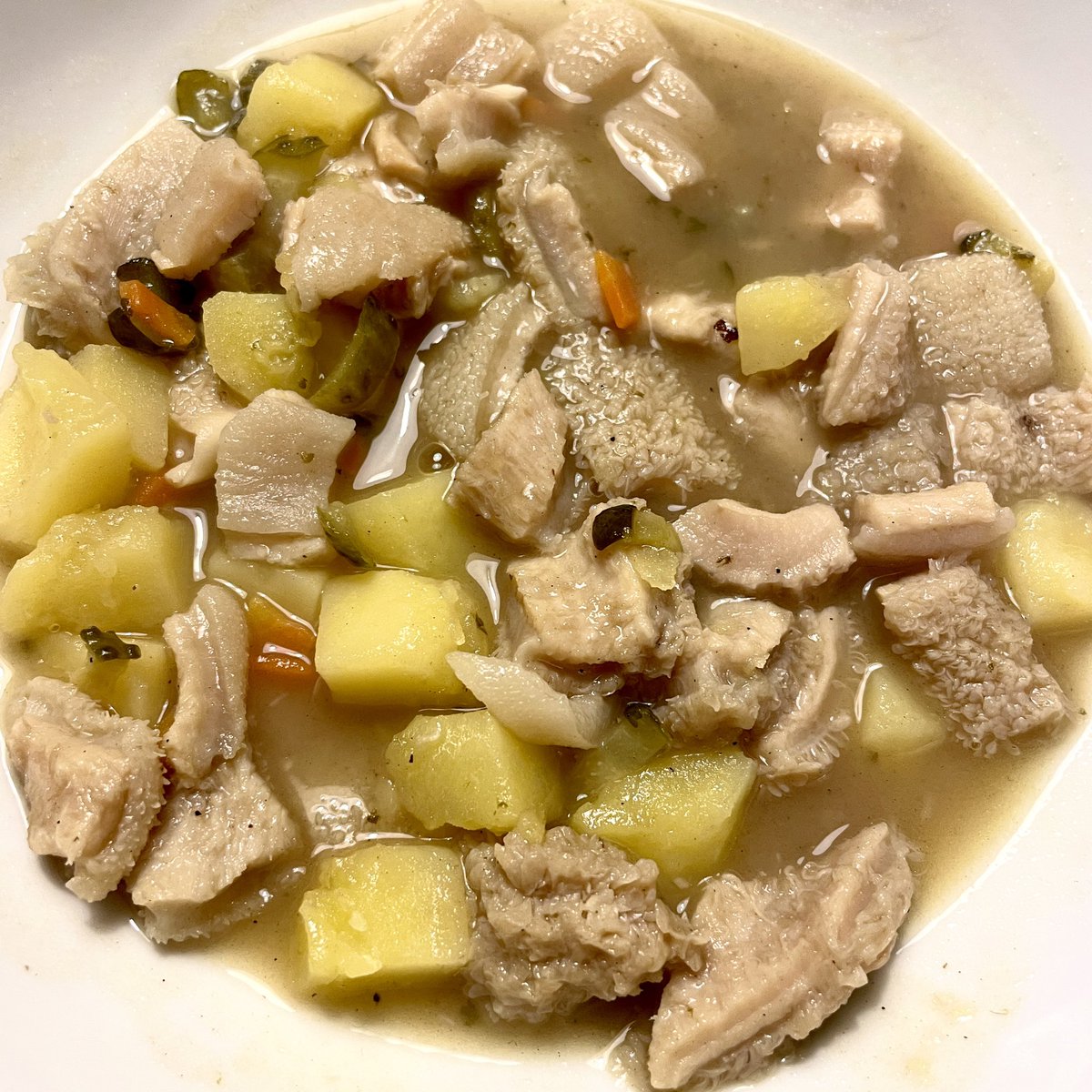 stromab's tweet photo. #FürDenPapaGekocht #KeinKantinenTweet
👉🏻 Endlich mal wieder Süß-Sauere #Flecke - seit Ewigkeiten nicht mehr gemacht. Lecker! Für viele jedoch ein bisschen gewöhnungsbedürftig. Wer es kennt und mag: Bitte zu Tisch!🐄 #Kutteln #Magen https://t.co/UDC0lkhhUA