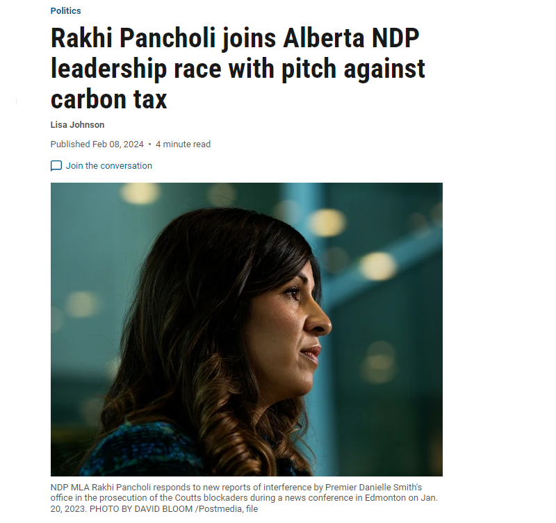 NoTermNenshi's tweet photo. Sure ... trying to pretend to be a Conservative is not going to work. We are well aware of the Alberta NDP's love of the carbon tax. https://t.co/1MsXhVvqFn