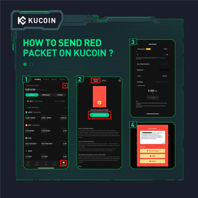 KucoinIndia's tweet photo. डिजिटल मोड़ के साथ #LunarNewYear परंपरा को अपनाएं! 🧧
🎉 #KuCoin पर क्रिप्टो रेड पैकेट भेजें और प्राप्त करें। प्रियजनों के साथ समृद्धि और भाग्य साझा करें, चाहे वे कहीं भी हों। क्रिप्टो लिफाफे का आनंद लें!
👉https://t.co/dZu1ZRmFcB
#CryptoRedPacket #RedEnvelope #YearOfTheDragon https://t.co/cTduL8Ytfn
