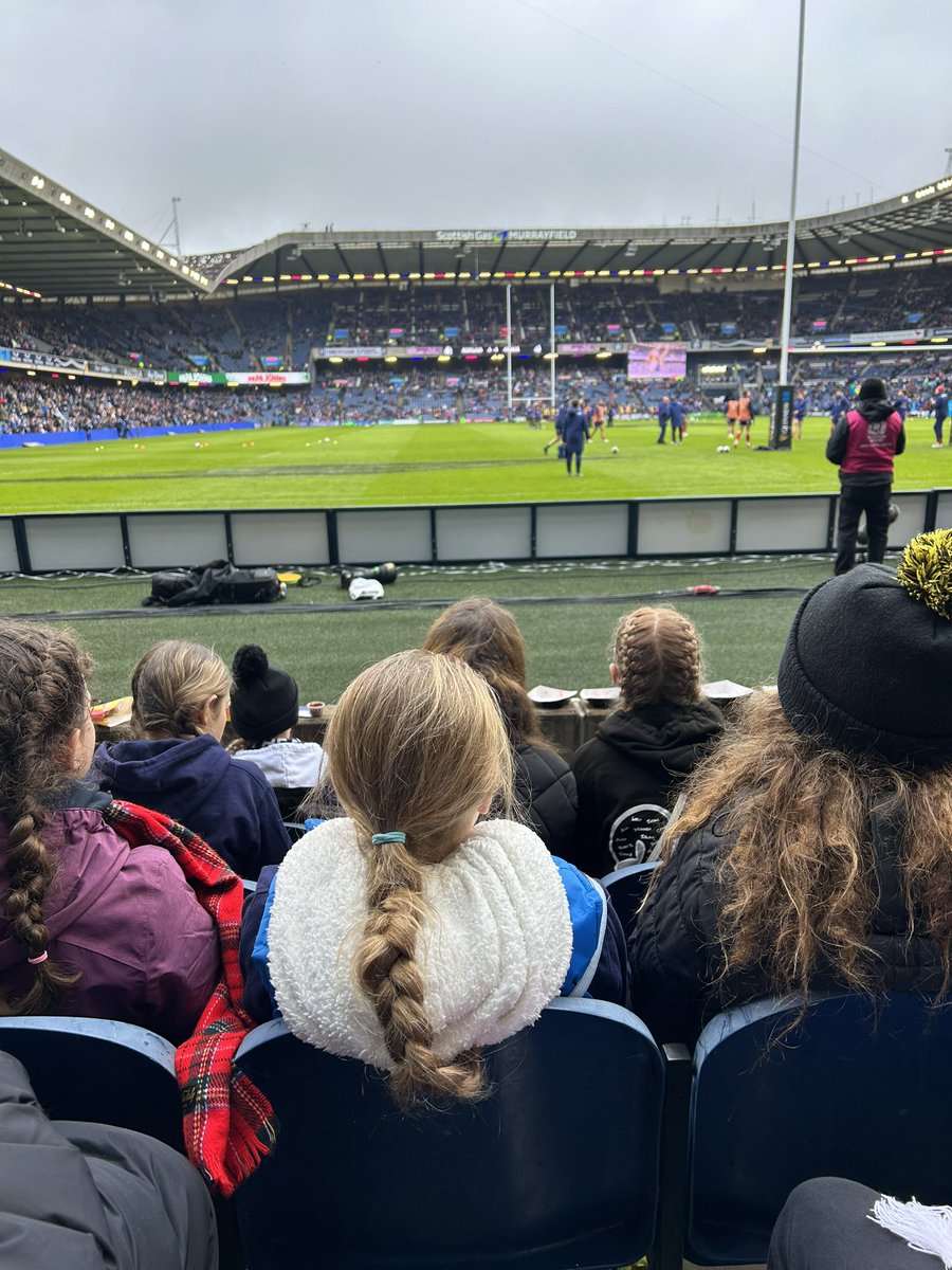 Brilliant afternoon at Murrayfield Stadium. Not the result we wanted but what an experience. Pupils were a credit to the school. #AsOne