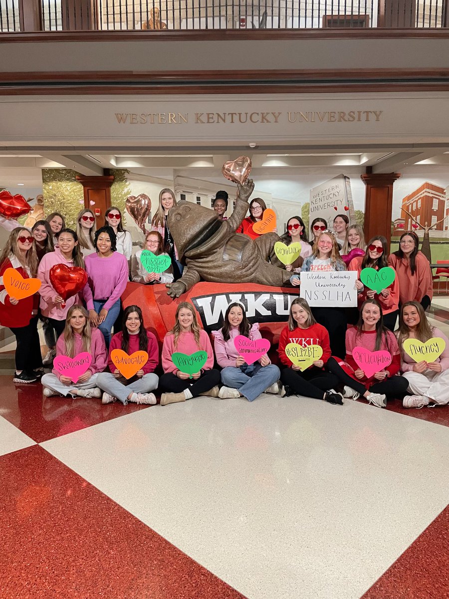 KYSPEECH's tweet photo. KSHA’s NSSLHA Picture/Video Competition: WKU - Western Kentucky University - Entry #5 of 5

If this entry is your favorite, like this post!

Voting for your favorite photo or video begins NOW through 10:00pm EST on Tuesday, February 14, 2024 via social media likes. https://t.co/CdxNydiejE