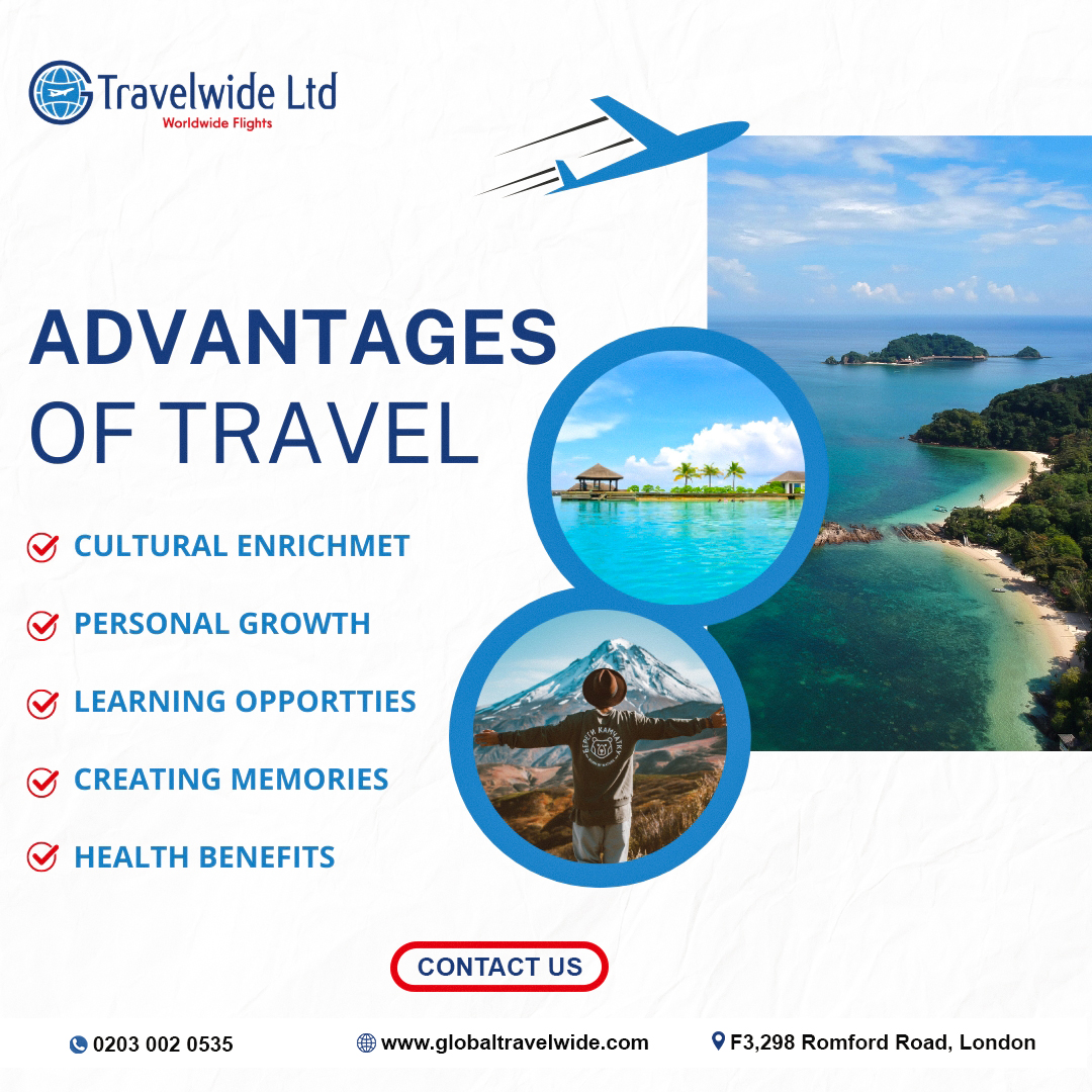 GlobalTravelW's tweet photo. 🌍✈️ Discover the World: Benefits of Travel! 🌟

Travel isn't just a change of scenery #TravelBenefits #ExploreMore #WanderlustJourney

🔗  Contact Info:
Call Us: 02030020535
Email: sales@globaltravelwide.com
Website: https://t.co/Cumbs5cUNP
WhatsApp: https://t.co/h9vRg6JayS https://t.co/VPFABeYqpu
