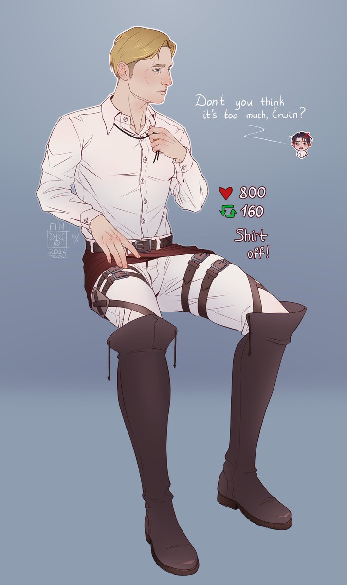 Jealousy?

#進撃の巨人 #AoT #SnK #ShingekiNoKyojin #attackontitan #stripgame