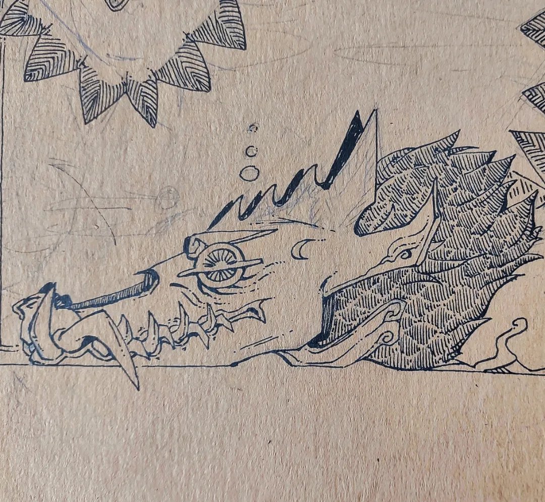 KAISEI_INK's tweet photo. Happy lunar new year! 🐲 Drawing dragons is hard, but I always like to attempt drawing the year's lucky animal...
#art #yearofthe https://t.co/s8d7fsUXd1