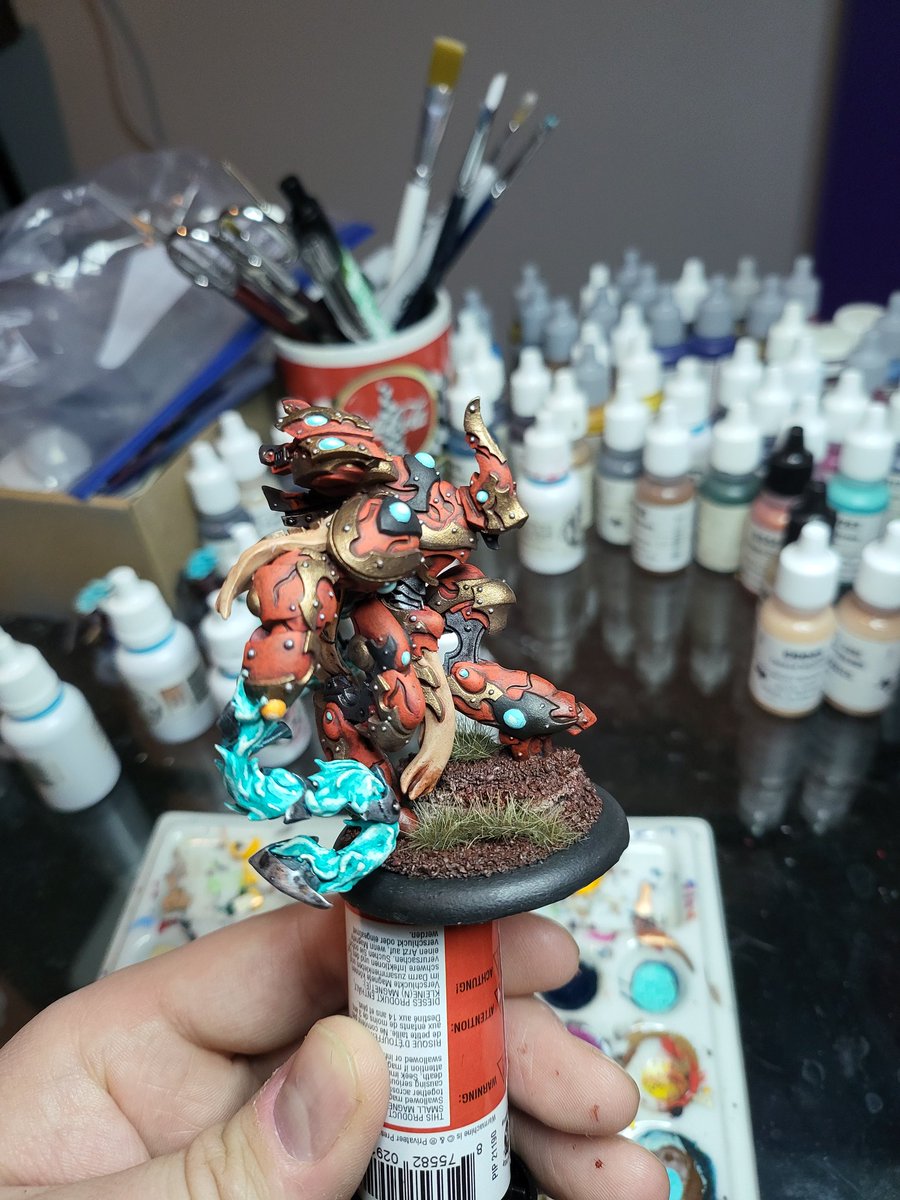 Raethas's tweet image. Completed israfyl today @privateerpress