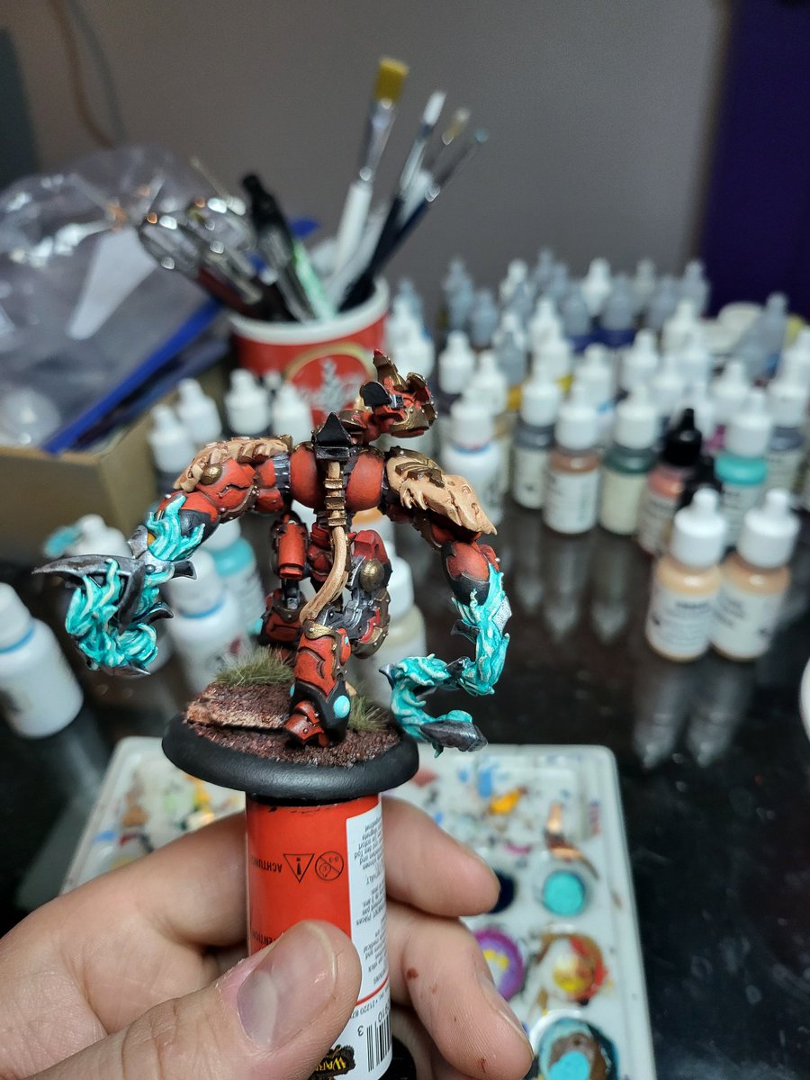 Raethas's tweet image. Completed israfyl today @privateerpress