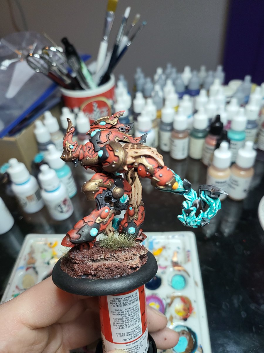 Raethas's tweet image. Completed israfyl today @privateerpress