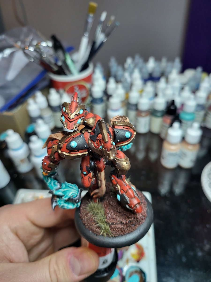 Raethas's tweet image. Completed israfyl today @privateerpress