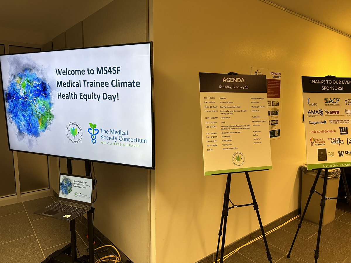 Harleen Marwah, MD, MS (@theregoesharmar) on Twitter photo Our inaugural <a href="/MS4SF/">Medical Students for a Sustainable Future</a> Health Equity day!! After the community has spent 5 years growing virtually, we are so thankful for the opportunity to connect in person!
Big thank you to the <a href="/docsforclimate/">The Medical Society Consortium on Climate & Health</a> team, @LisaPatelMD, and the amazing MS4SF student leaders!! Our inaugural <a href="/MS4SF/">Medical Students for a Sustainable Future</a> Health Equity day!! After the community has spent 5 years growing virtually, we are so thankful for the opportunity to connect in person!
Big thank you to the <a href="/docsforclimate/">The Medical Society Consortium on Climate & Health</a> team, @LisaPatelMD, and the amazing MS4SF student leaders!!