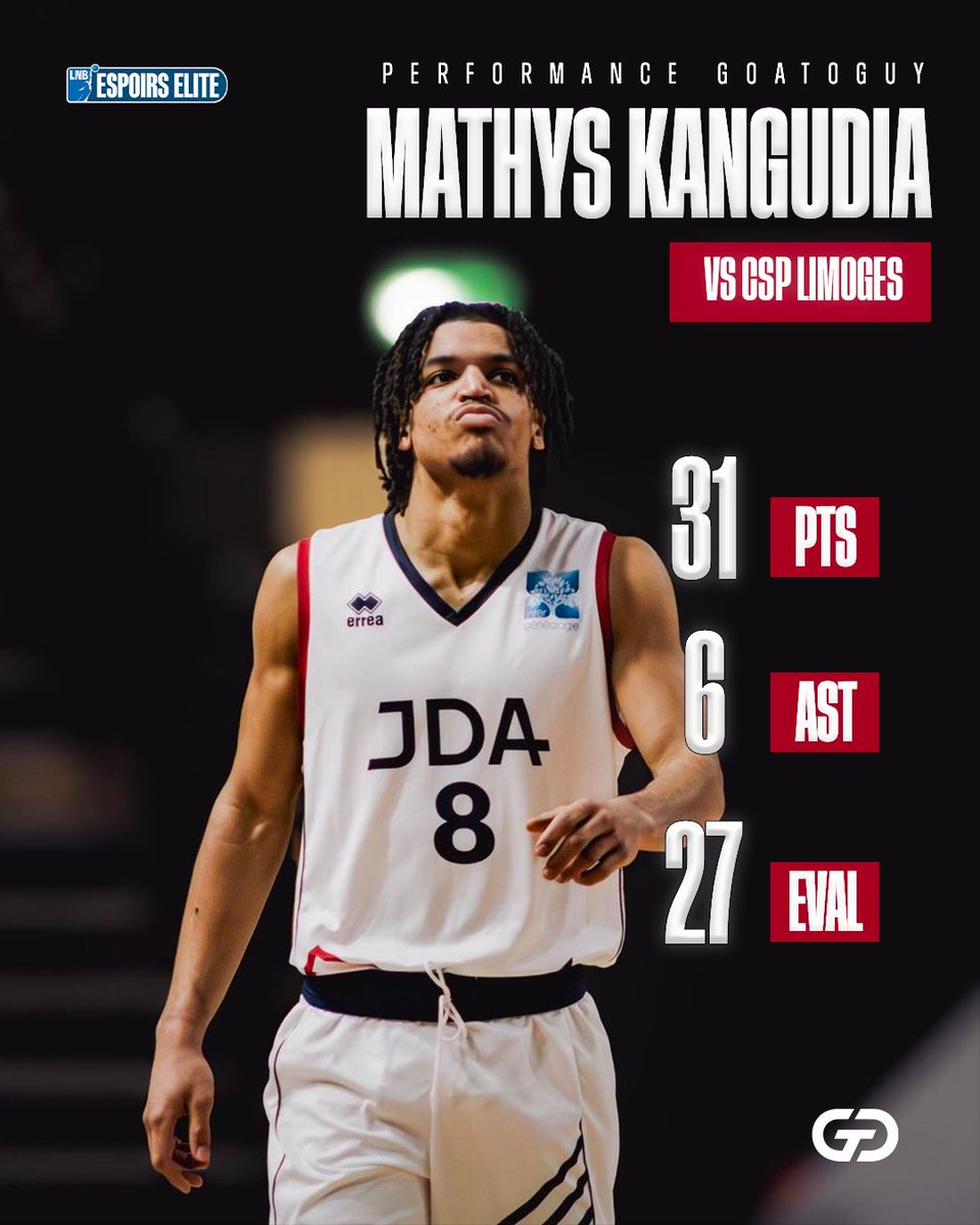 Le dynamic duo de Dijon dans toutes ses œuvres ✨

Mathys Kangudia &amp; Nathan Vincennes ont posé problème à la défense du CSP 😮‍💨 

📸 : <a href="/jdadijonbasket/">JDA Dijon Basket</a>