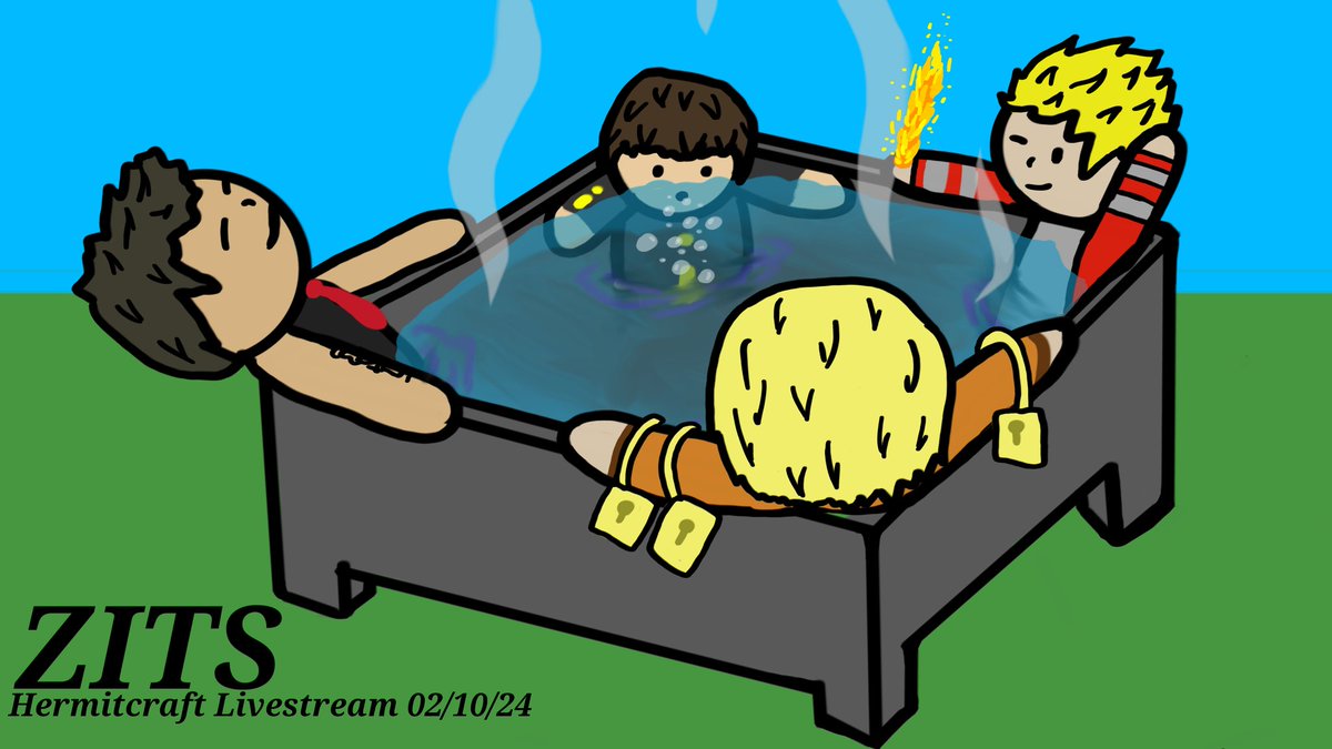 gcpaudio's tweet photo. Fun times watching @ZedaphPlays  @impulseSV @theskizzleman  and @TangoTekLP livestream this morning. #HotTubTimeMachine #HermitcraftSeason10 https://t.co/4Ly8HDJxeG