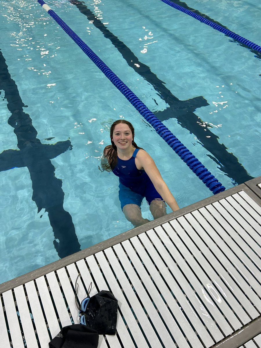 She broke her old time in the 500 free of 5:54.40 with a new school record time of 5:48.54. Congratulations Sophia Stinson!
<a href="/HarrisonWildcat/">Harrison High School</a>  <a href="/WHHHSAquaCats/">HarrisonSwimming</a> <a href="/demcatsdoe/">Harrison Wildcats</a>