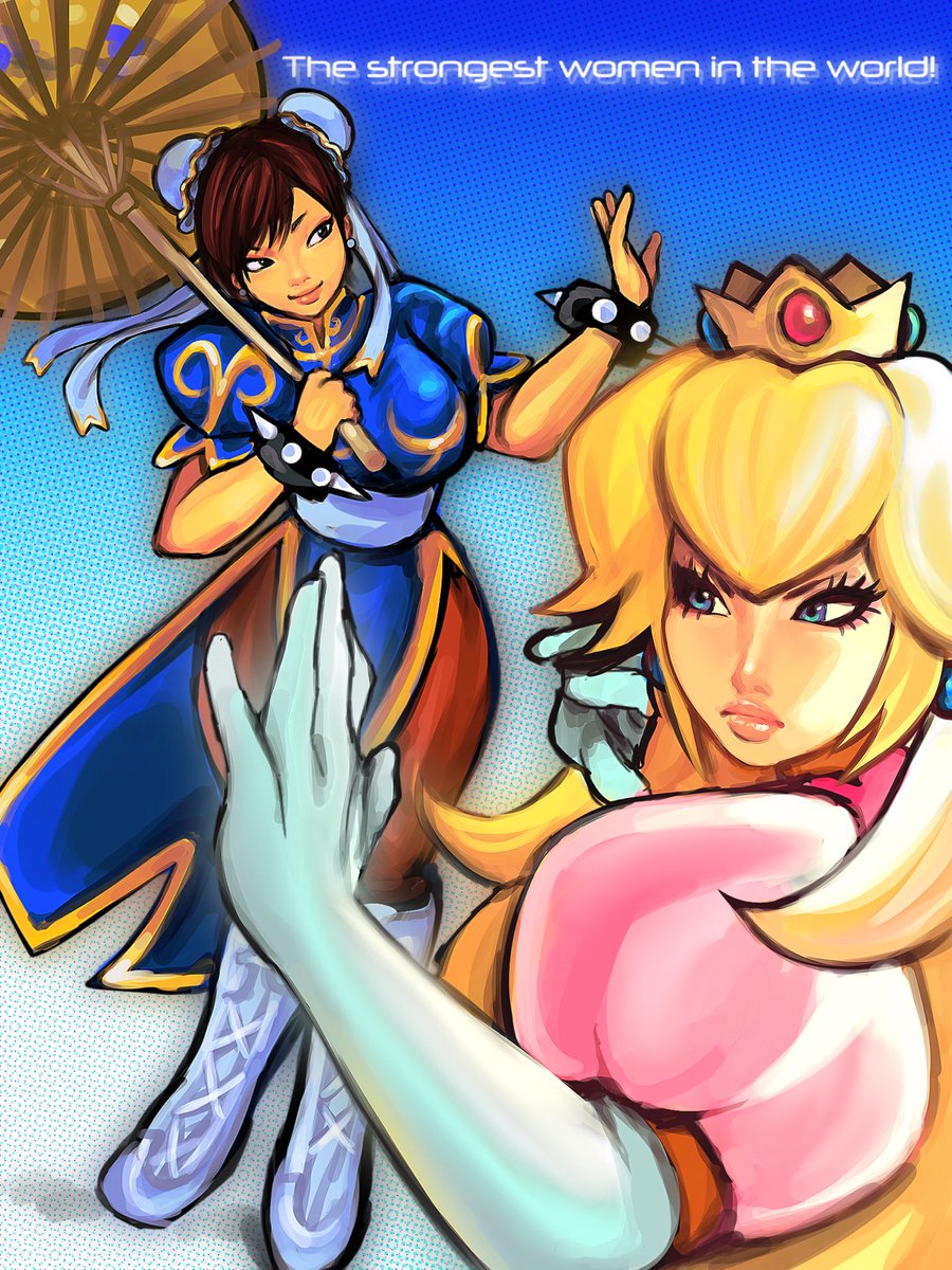 I’m normal about them #PrincessPeach #Chunli