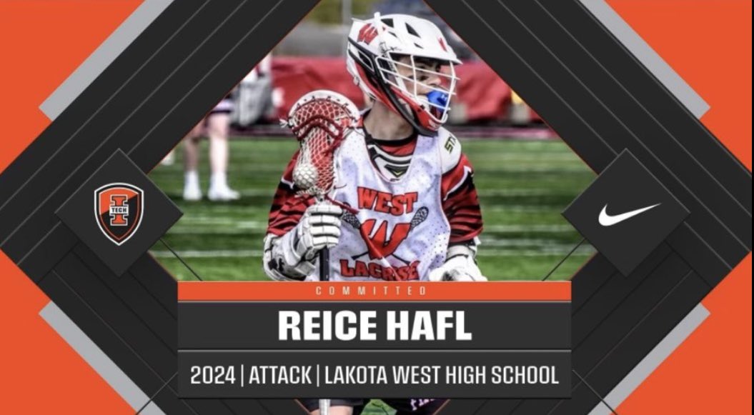 We are going to keep rolling out our lacrosse commitments. Next up is <a href="/HaflReice/">ReiceHafl</a> a senior attack who will playing at Indiana Institute of Technology where he will be studying Mechanical Engineering. Reice is going to have an early impact at the next level. Great grab by Tech!
