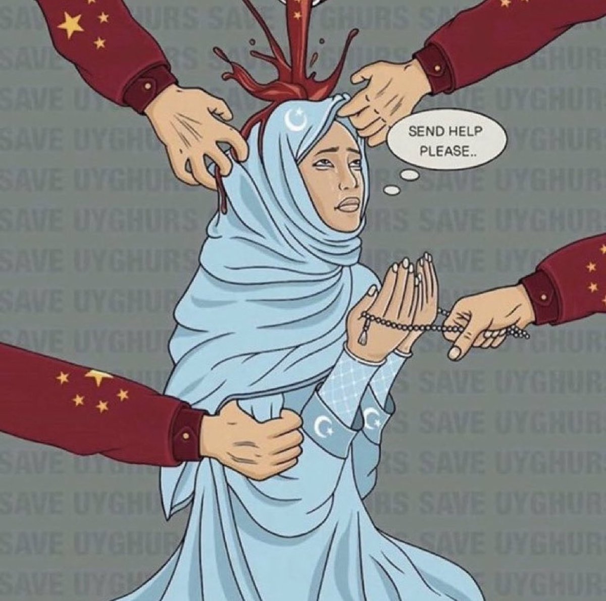 haticebrarr's tweet photo. Zulüm kimdense ondan değiliz. 

#UyghurGenocide https://t.co/YoXIPEtntg