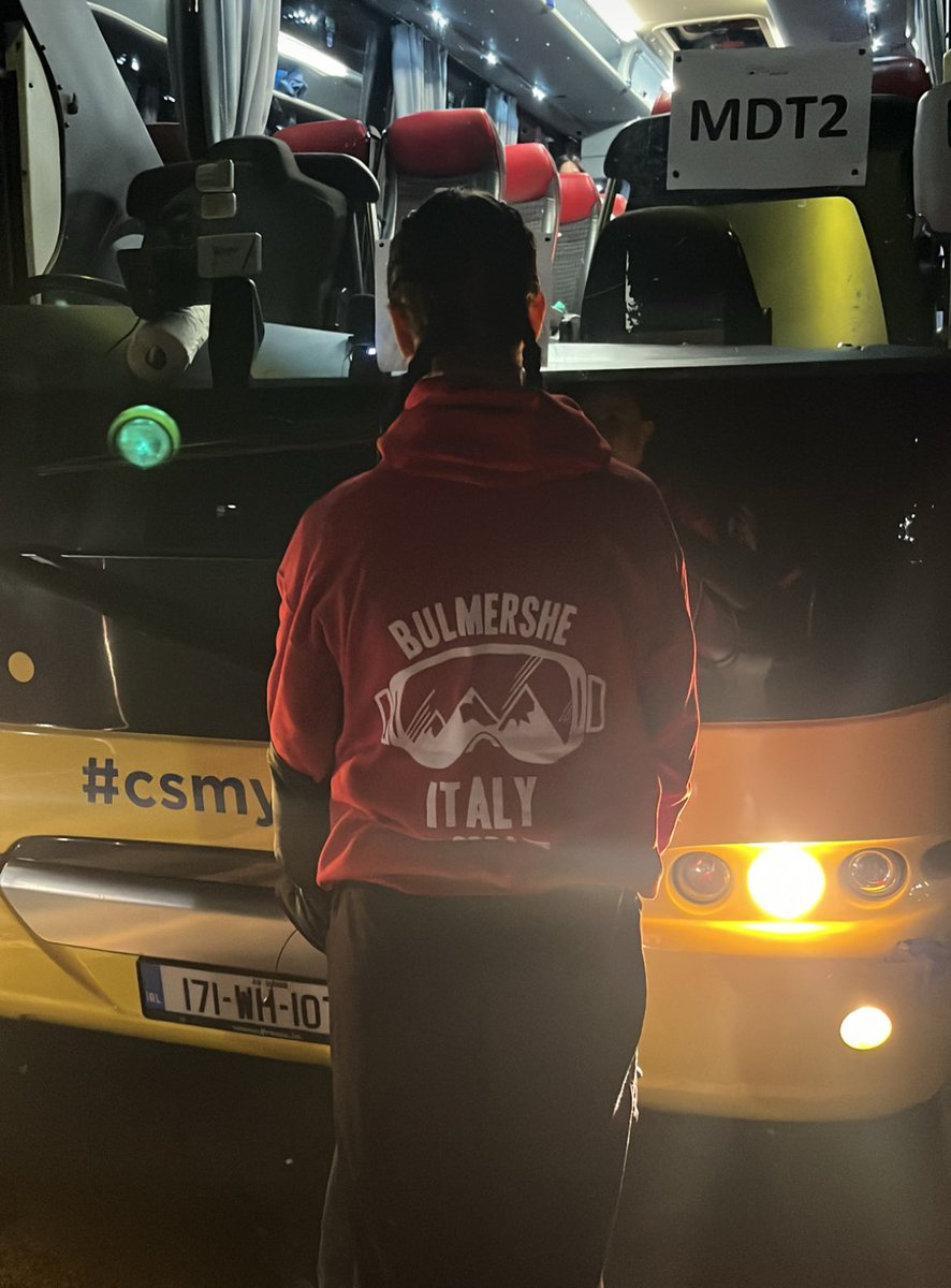 Bulmershe Ski Trip 2024 has departed! 64 students and 8 staff all on coaches en route to Dover, ready for a week on the slopes in Italy 🇮🇹🎿