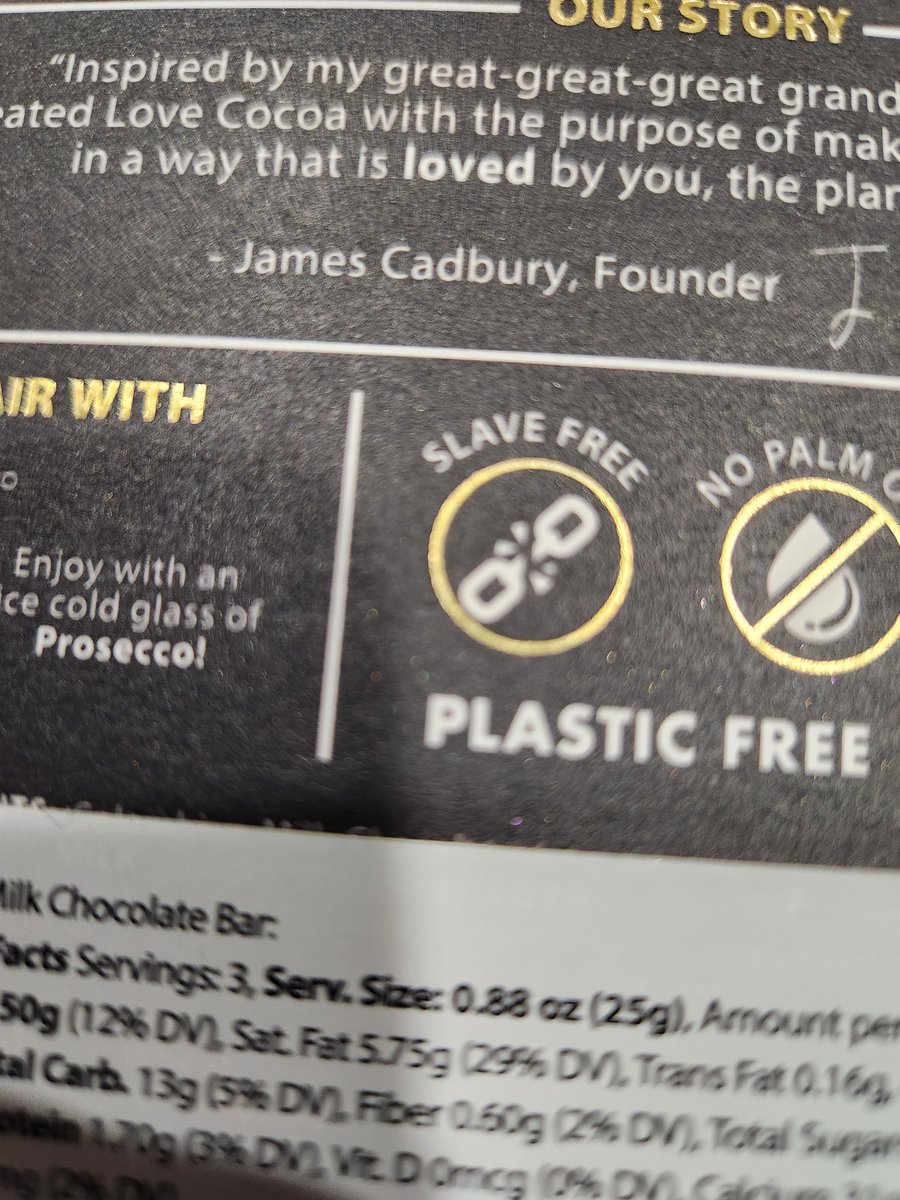 why the FUCK does this chocolate i have say 'slave free' with broken chains. gotta be racist