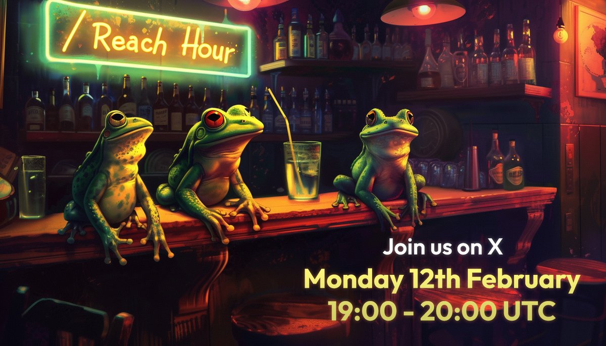 Boost your earnings and engagement with /Reach Hour ⚡️

An hour packed with double points, mission credit giveaways, mission promotions and more!

Join us on Monday at 19:00 UTC live here on X