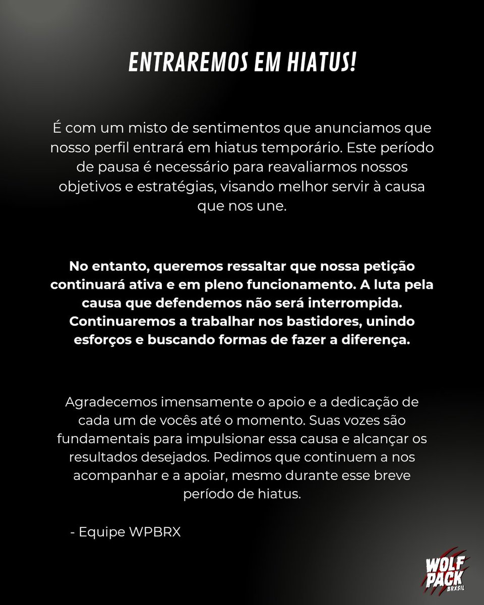 Wolf pack Brasil tweet media