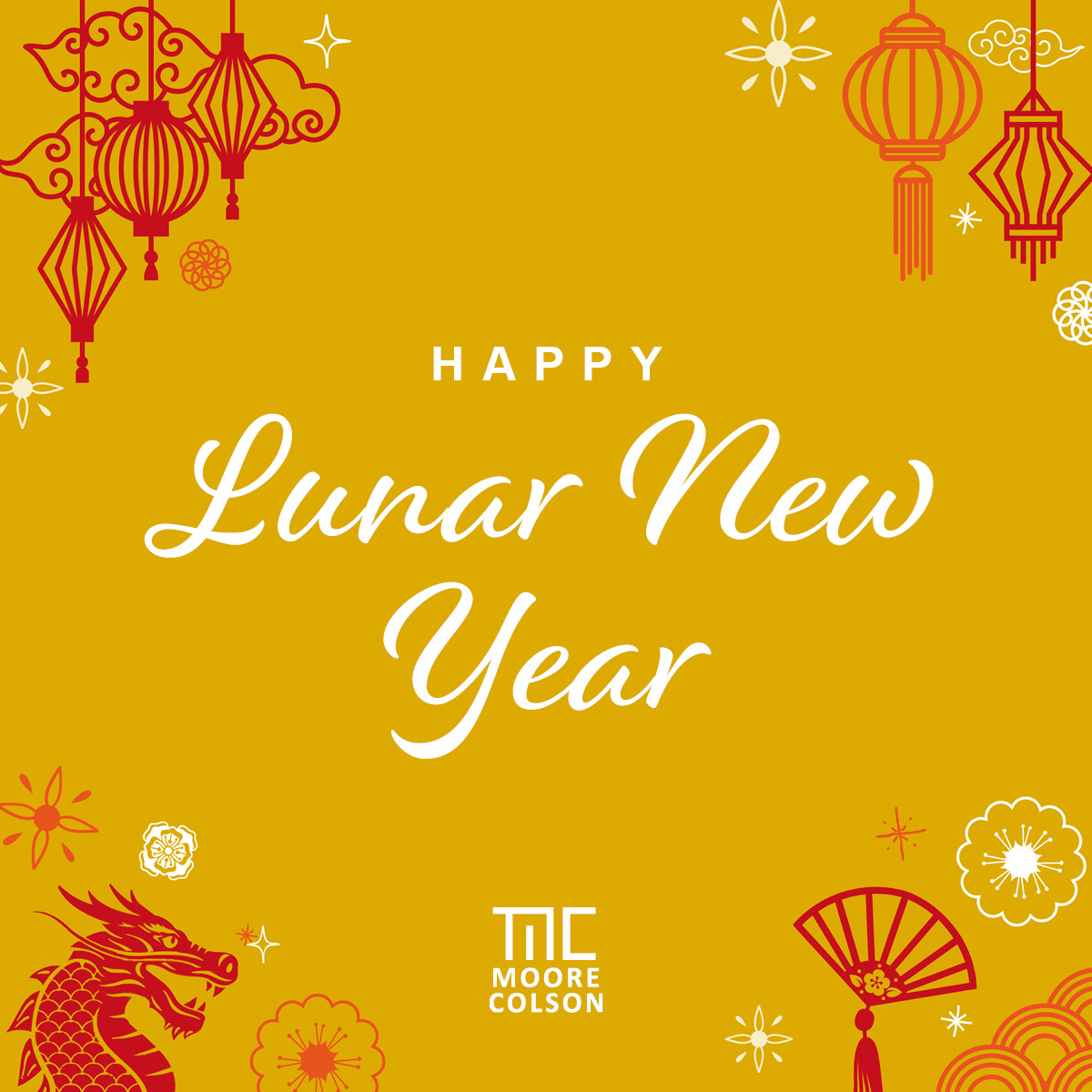 Happy Lunar New Year to all who celebrate. Moore Colson wishes good luck and fortune to everyone in this year of the dragon!
