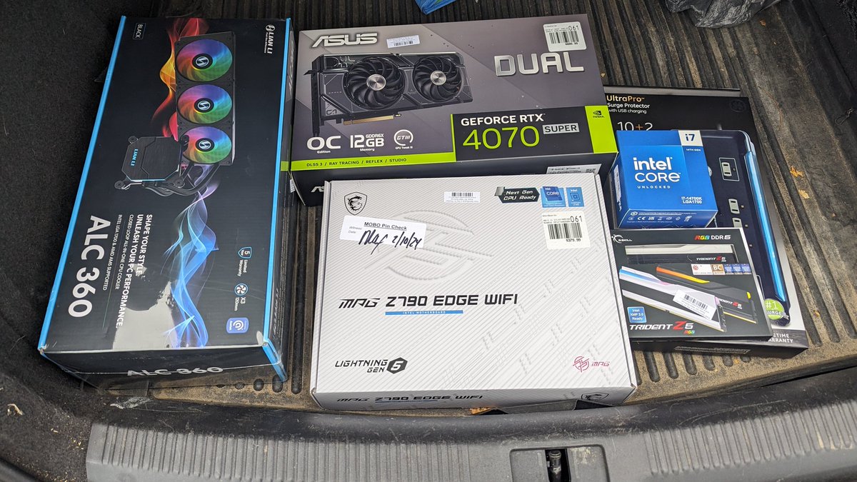 New build incoming! Should be a noticeable difference, especially excited to see what this graphics card can do.