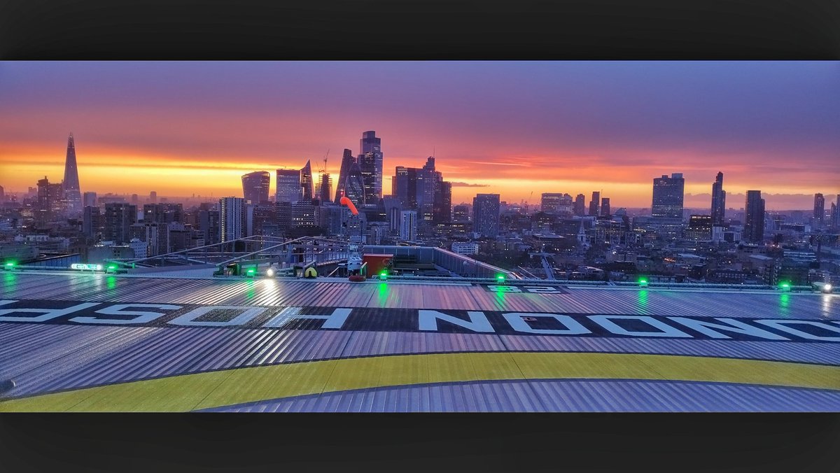 I must stop taking pictures of the helipad at sunset but I can't help it.....