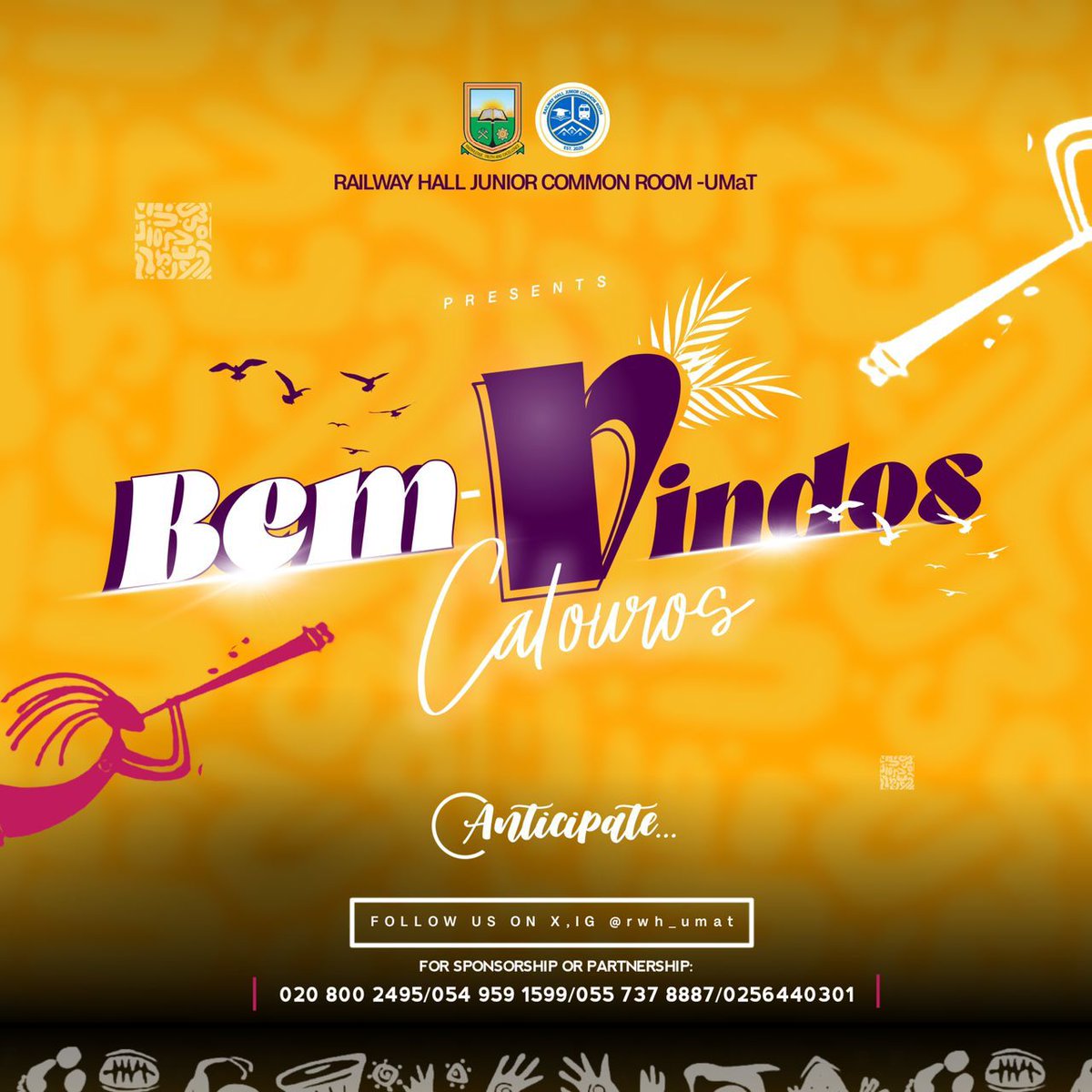 rwh_umat's tweet photo. Calling all Railway Hall members🥳🥳.Get ready for Akwaaba Week🕺🏻💃🏼, our eagerly anticipated program to welcome the newest freshmen to our hall.
Let's all join in the excitement!🤩
#BemVindos #Calouros https://t.co/9rDVuTr4W6