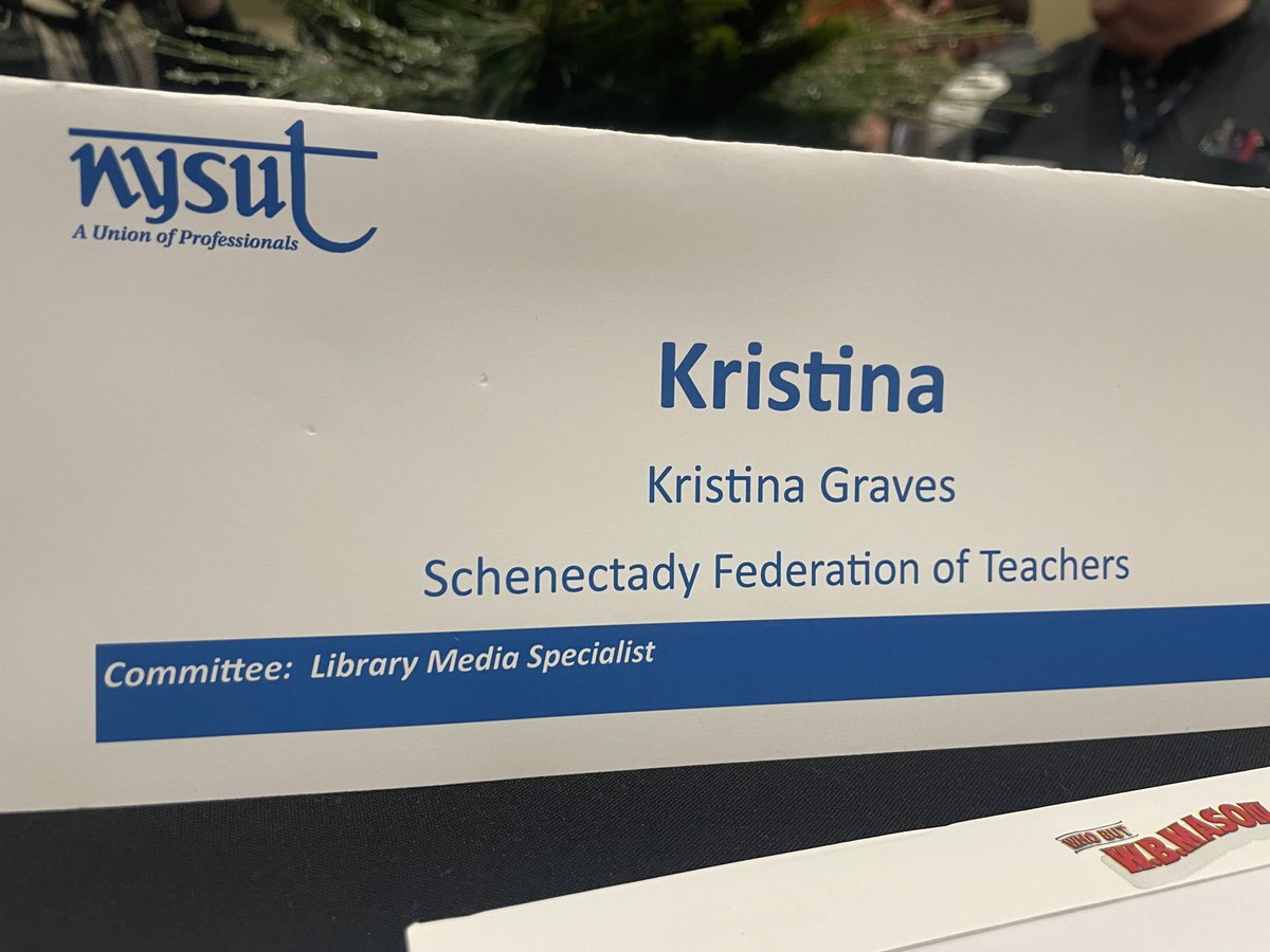 Honored to be part of the <a href="/nysut/">NYSUT</a> Subject Area Committee for School Library Media Specialists! Thank you, <a href="/sft803/">SFT803</a> for recommending me🙌🏼