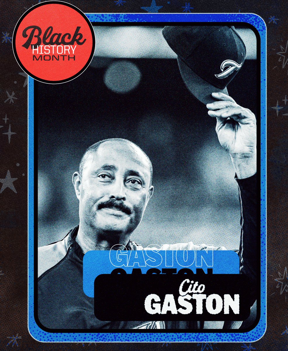 The first Black manager to win a World Series. Cito Gaston led Toronto to 4 AL East division titles in 5 years, producing a .575 winning percentage with him at the helm in that span. His Blue Jays won back-to-back World Series championships in 1992-93. He is honored in the Blue…