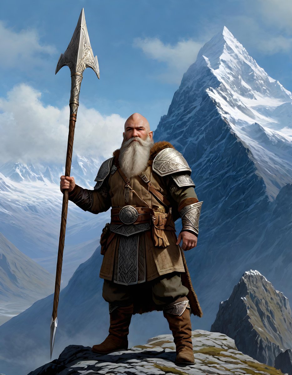 zero2zedGaming's tweet photo. Journey of the Stoneheart Vanguard Dwarven Explorers and Their Trusty Spears #DwarvenExplorers #TrustySpear #FantasyAdventure #DwarfAdventures #ExplorationQuest #FantasyArt #DwarvenJourney #SpearMasters #ai #digitalart #art #artificialintelligence #aigenerated #generativeai https://t.co/XKE769eBj8